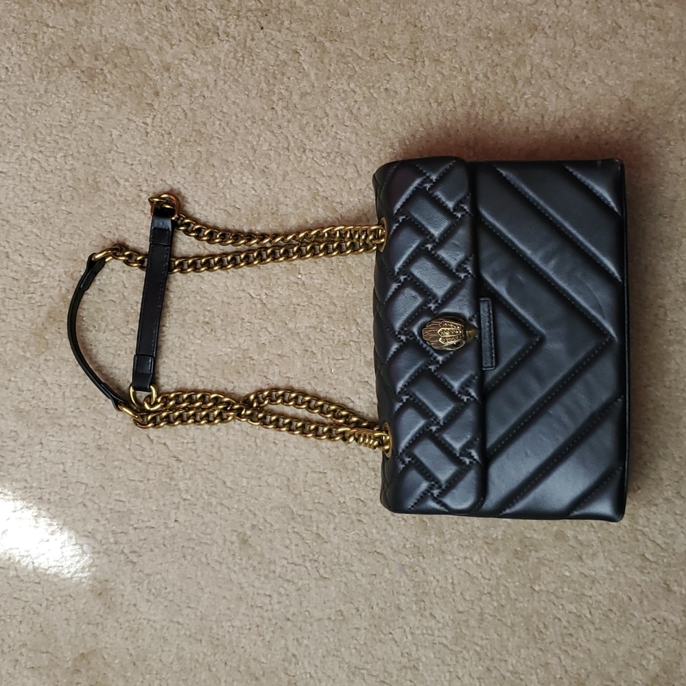 KURT GEIGER Kensington Leather Shoulder Bag Medium